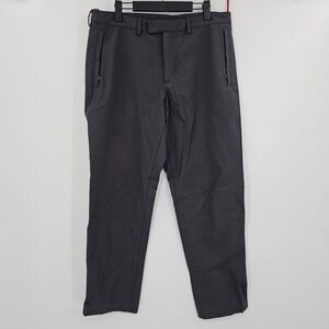 PRADA MILANO Dark Gray Zip Pocket Tailored Trousers Pants Size 52 Italy (34x30)